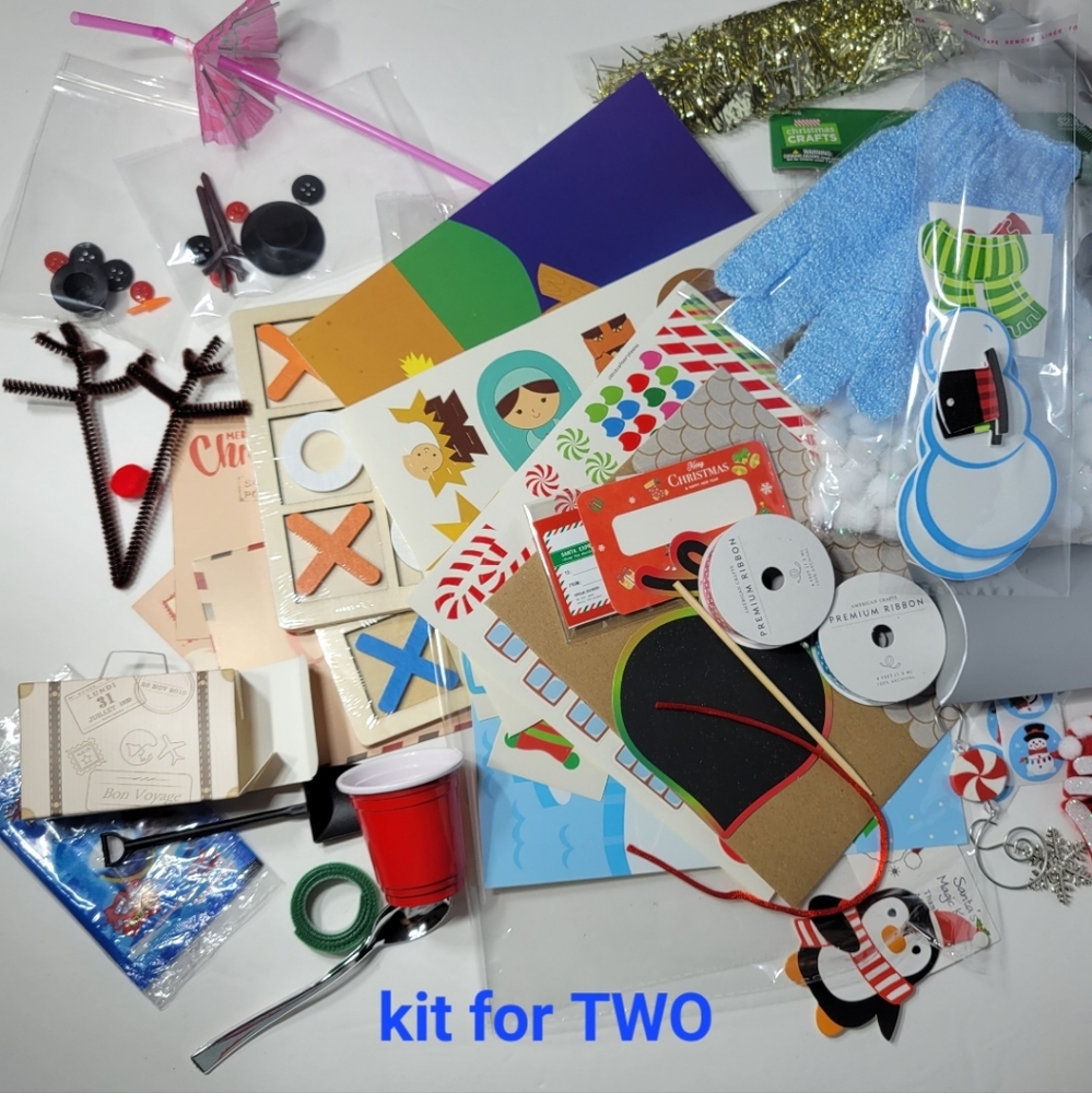 Christmas Elf Activity Kit Assistant Elf Kit Goodies for TWO, all NEW